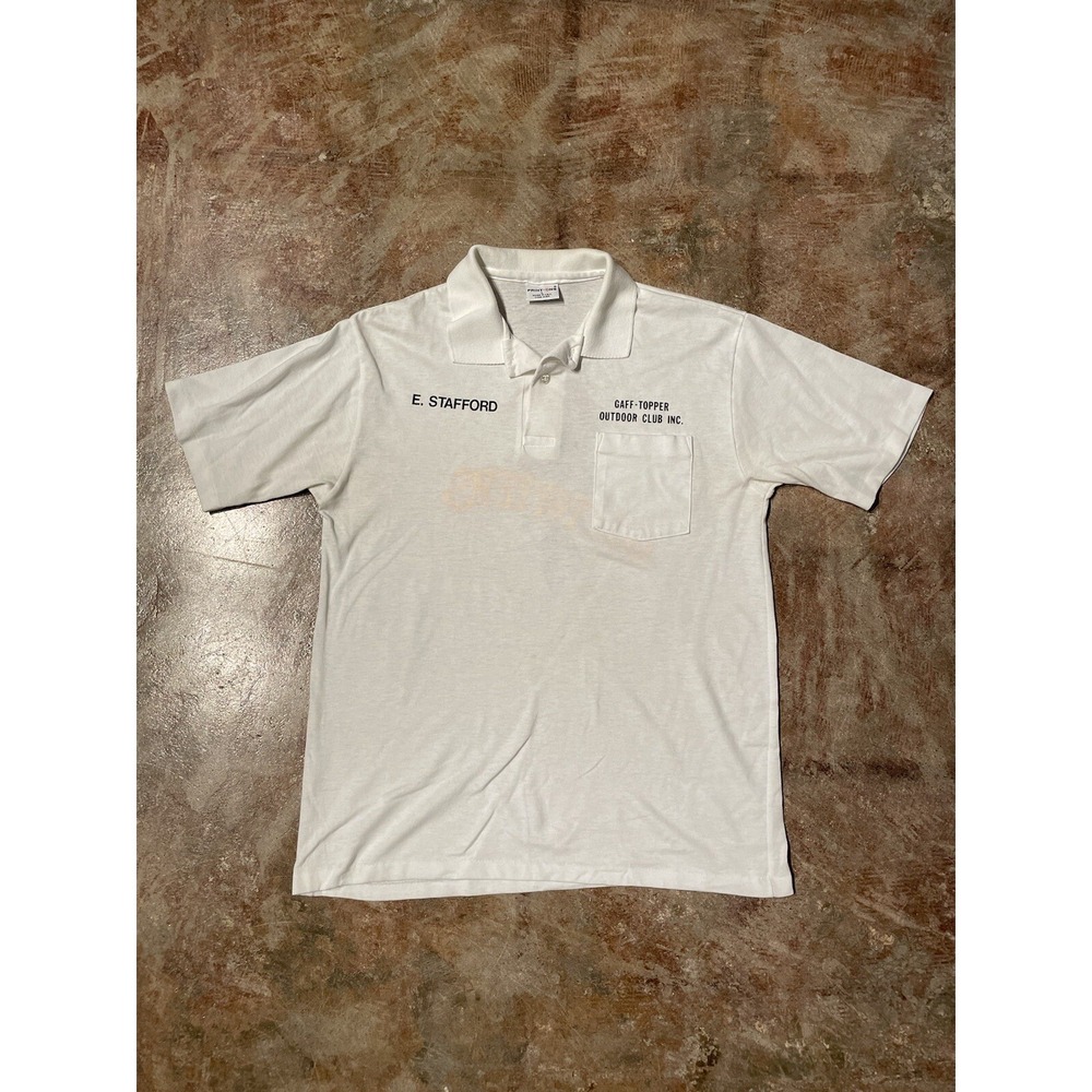 Vintage Collared Retro Preppy 90s Polo Shirt Sz L *